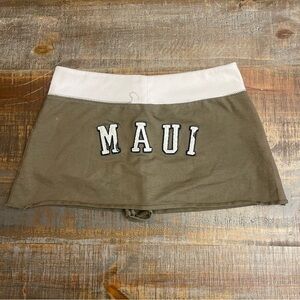 Y2K women’s cotton micro mini skirt